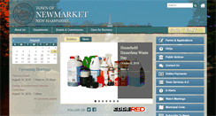 Desktop Screenshot of newmarketnh.gov
