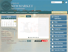 Tablet Screenshot of newmarketnh.gov